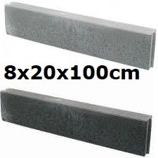 betonband 8x20x100cm